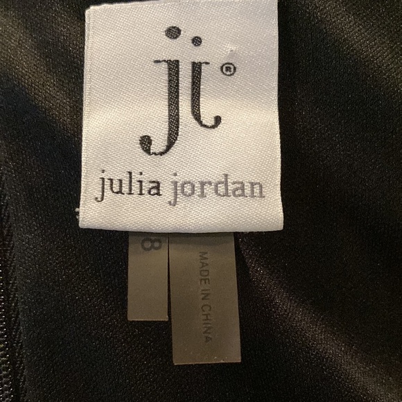 Julia Jordon Black and Blue Dress Size 8 - Picture 8 of 14